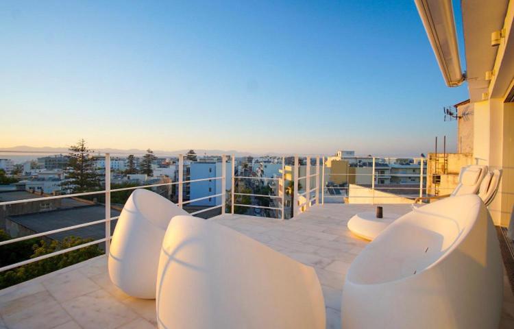 Panoramic View - Penthouse Apartment Rhodes City Bagian luar foto